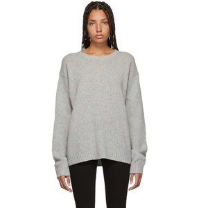 Acne Studios Samara Wool Sweater Multicolor Melange Grey
